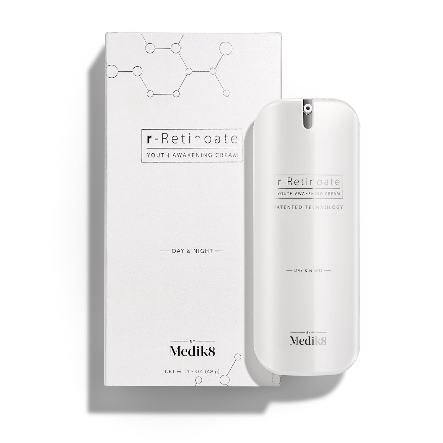 Medik8 R-Retinoate Day & Night - Intensive Hydrating, Plumping Vitamin A Face Serum - Reduces Fine Lines, Wrinkles - Vitamin C Face Serum - 1.7 oz