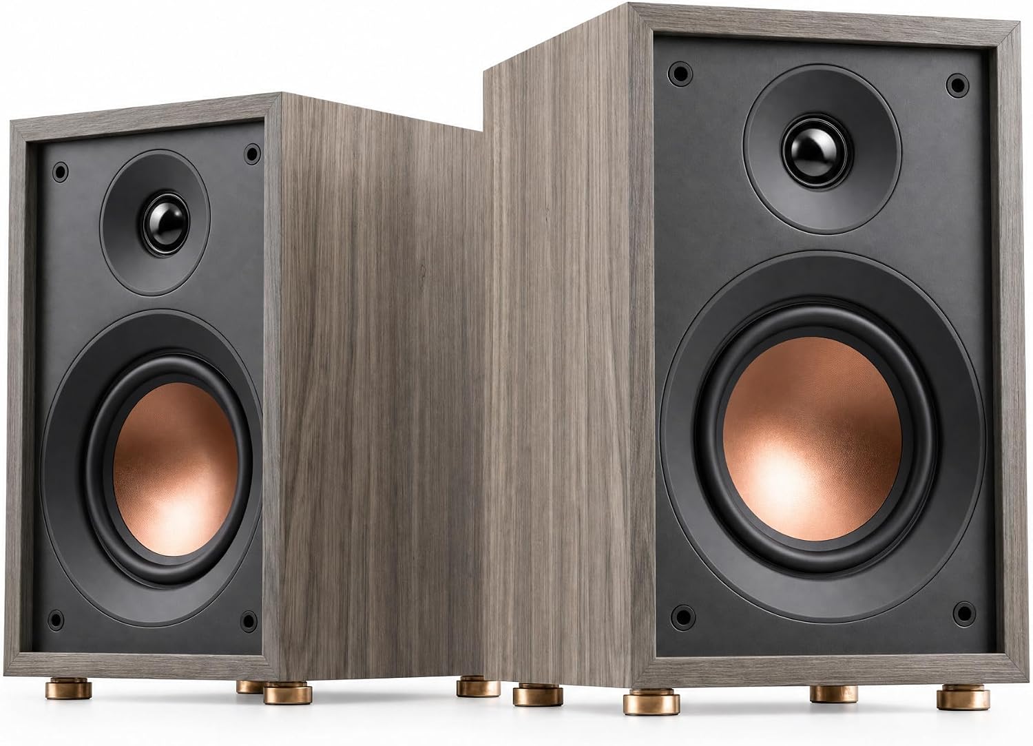 HiVi-Swans Oasis 140 Passive Speakers, 2-Way HiFi Bookshelf Speakers for TV Desktop Stereo or Home Theater Surround Sound - Needs Amplifier or Receiver to Operate
