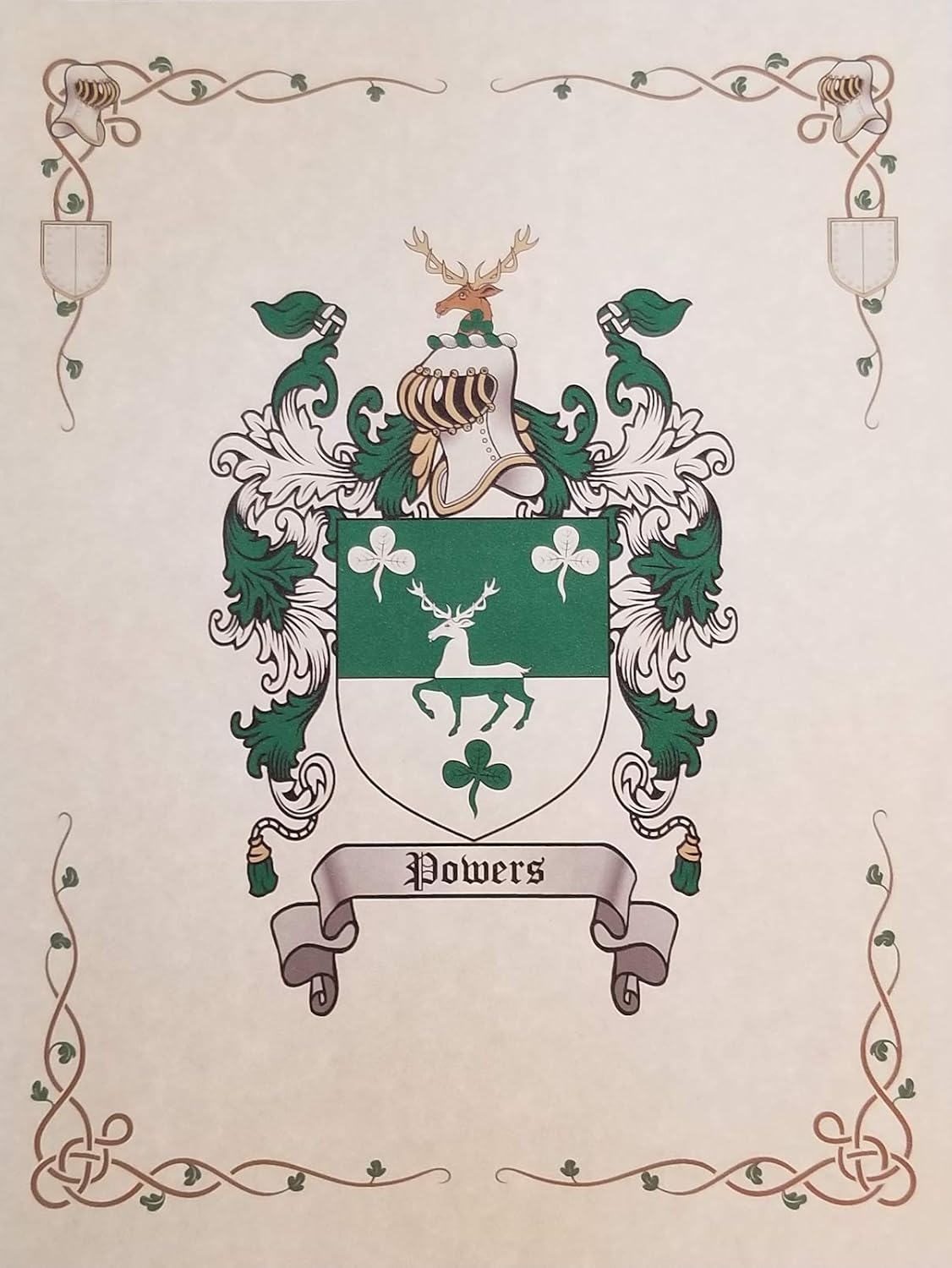 Mr Sweets Holle Coat of Arms, Family Crest 8.5x11 Print - Surname Origin: German Germany