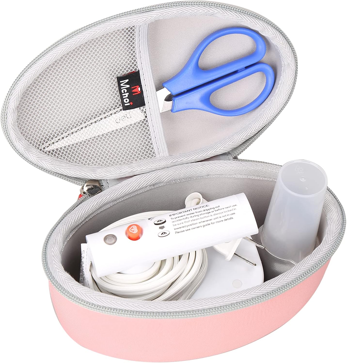 Mchoi Travel Iron Case for BEAUTURAL/for Sharper Image SI-755/ for Steamfast SF-717/ for SMAGREHO/for PIOMATIC Mini Travel Steam Iron, Case Only