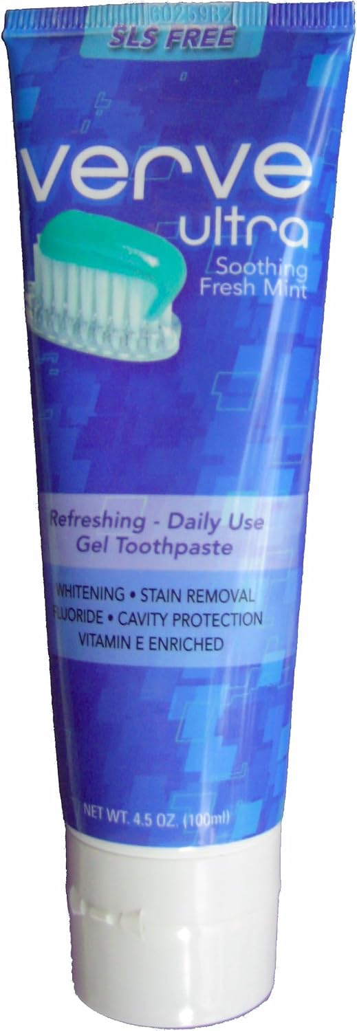 Verve Ultra SLS-Free Toothpaste with Fluoride, 4.5 oz.