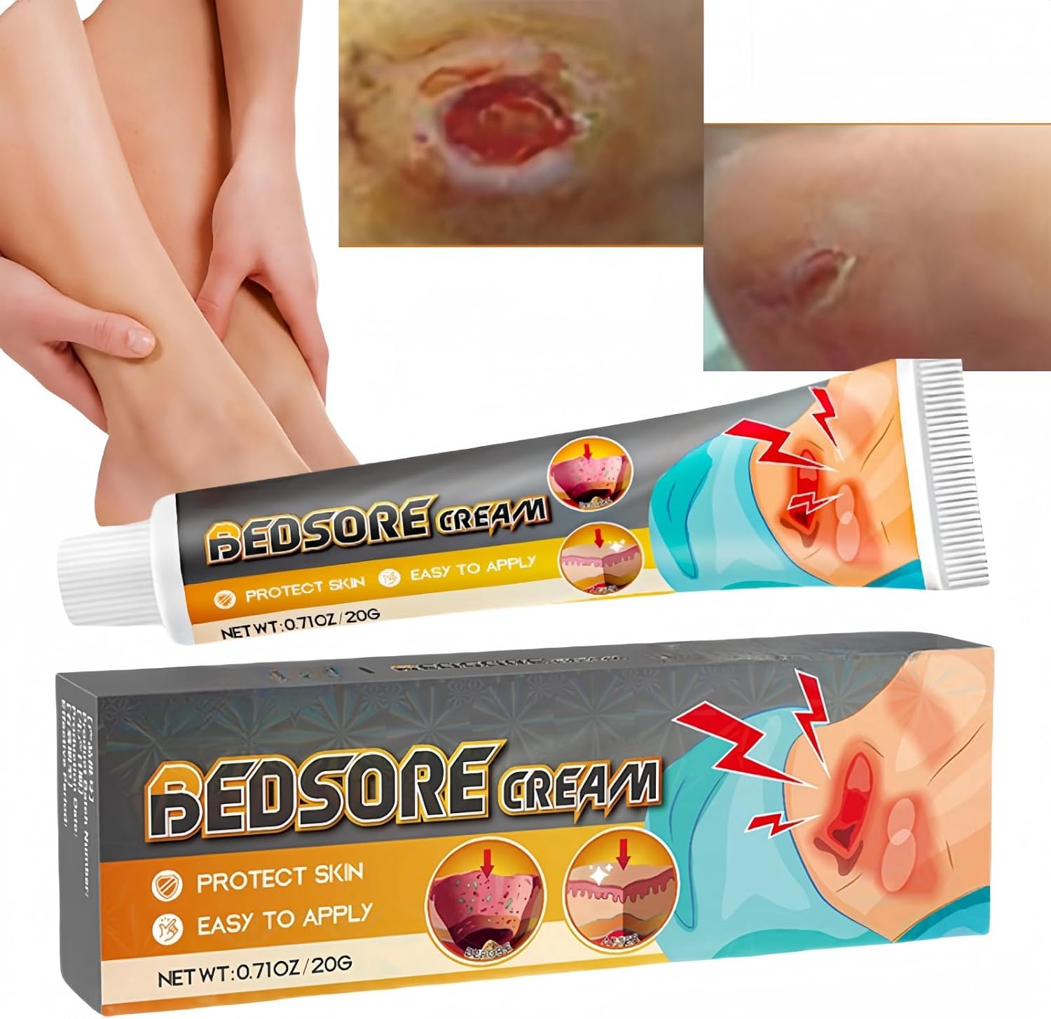 Bed Sore Cream,Pressure Sore Relief Cream,Bed Sore Wound Treatment Cream,Bedsore Wound Care,Barrier Cream for Bed Sores,Effective Wound Cream,Soothing Relief for Bed Soress,Cream for Sore Bottom
