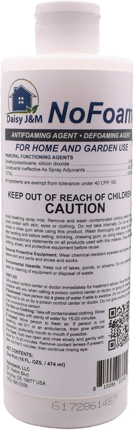 Daisy J&M NoFoam Anti-Foam/De-Foamer - 16oz