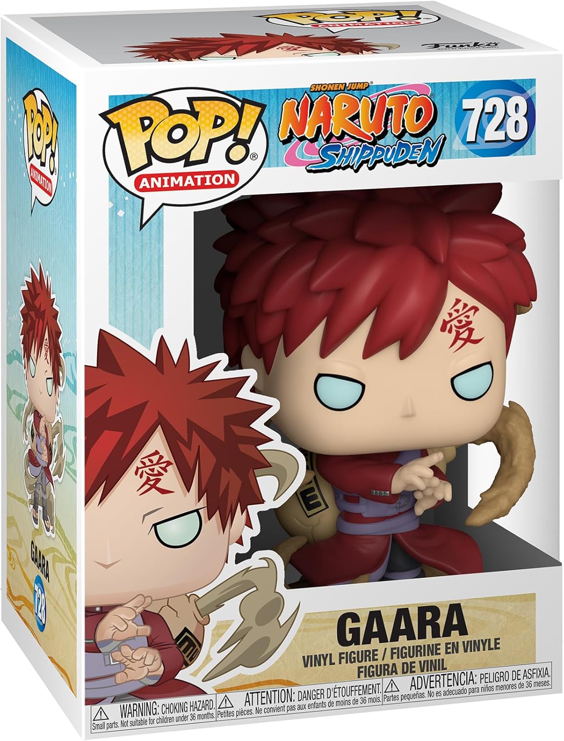Funko POP! Animation: Naruto - Gaara - Collectable Vinyl Figure - Gift Idea - Official Merchandise - Toys for Kids & Adults - Anime Fans - Model Figure for Collectors and Display