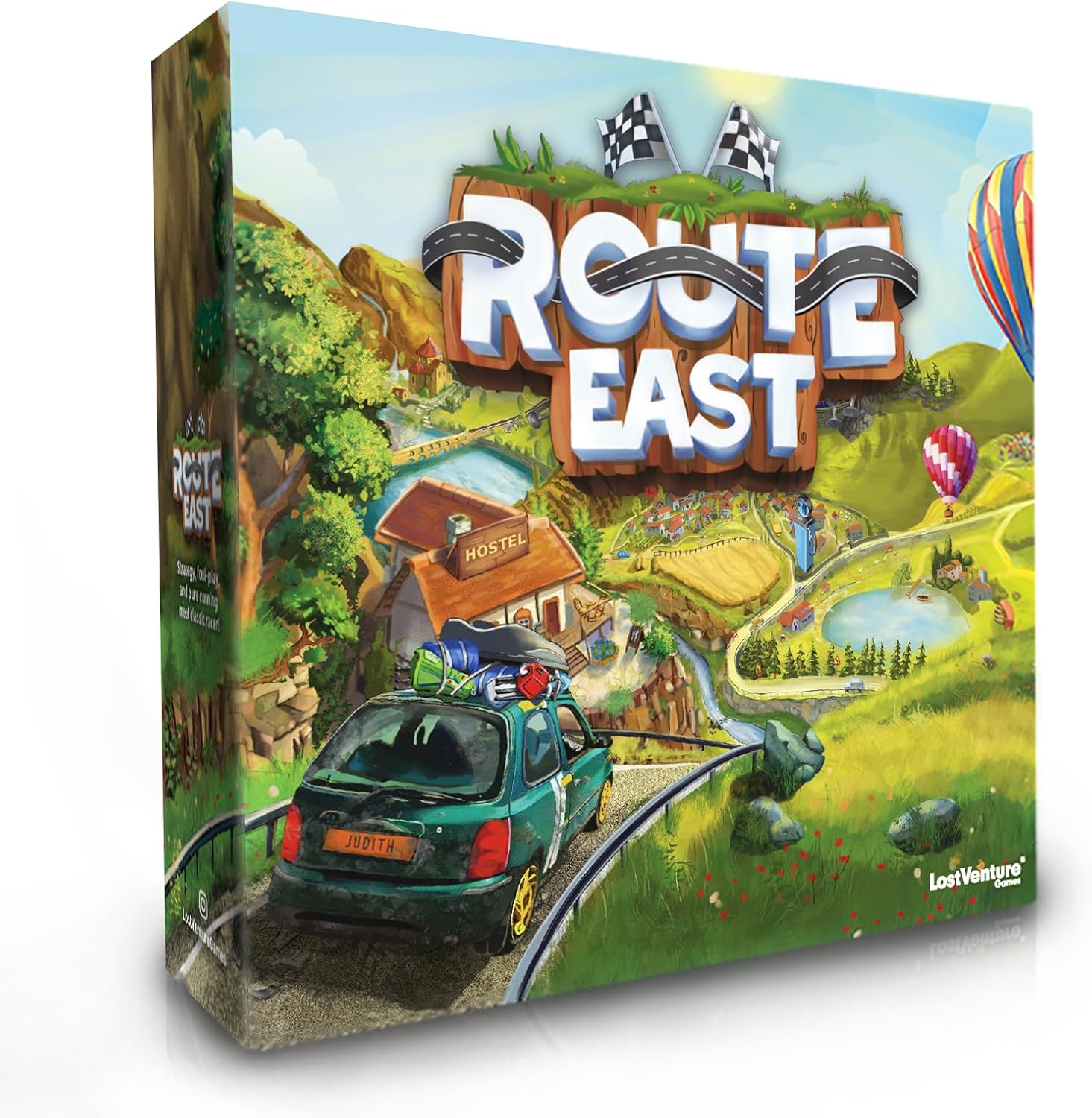 Route East | Adventure Strategy Board Game for Adults and Families | Race from Istanbul to Shanghai | 32 Stunning Attractions | Ages 11+ | 2-5 players | 60-90 Minutes