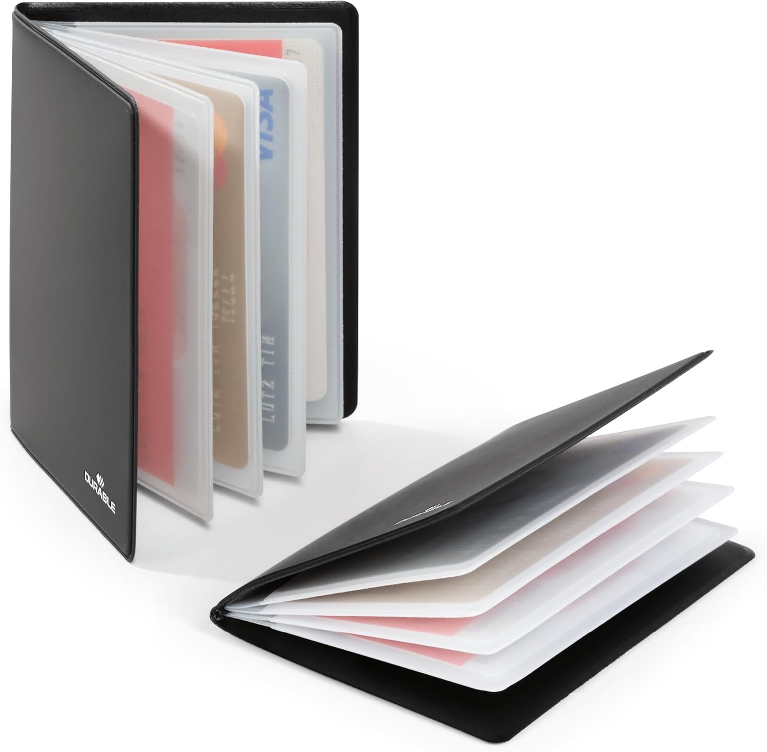 Durable RFID Secure Wallet - Charcoal - Pack of 1 - Holds up to 8 Credit, Debit and ID Cards - Protects at 13.65MHz