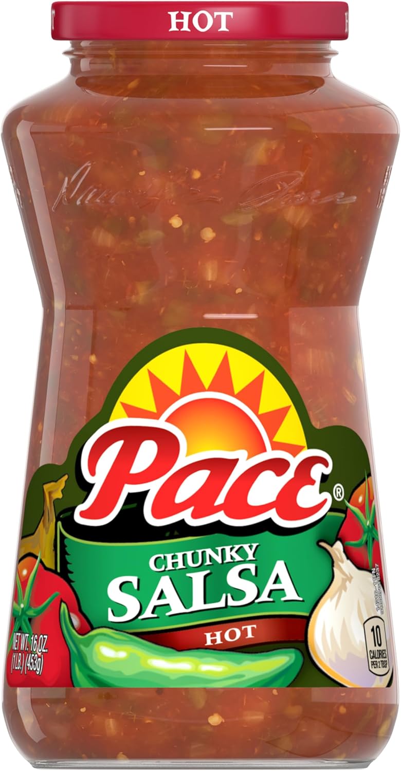 Pace Hot Chunky Salsa 453g (Pack of 2)