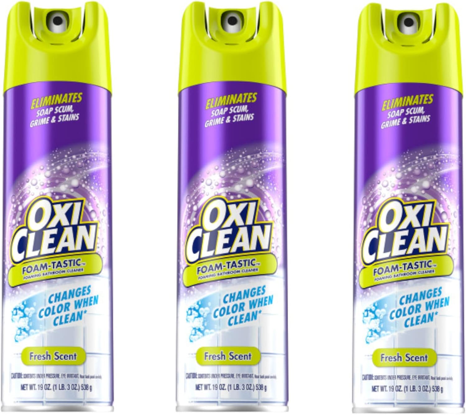 OxiClean Foam-Tastic 19 Oz. (Pack of 3)