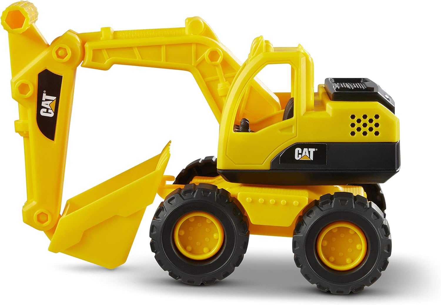 Cat Construction 15" Excavator | Super-Sized Kids Outdoor Toy | Real Working Parts & Articulated Parts | Ideal Toys for 3 Year Old Boys | CAT Construction Toys