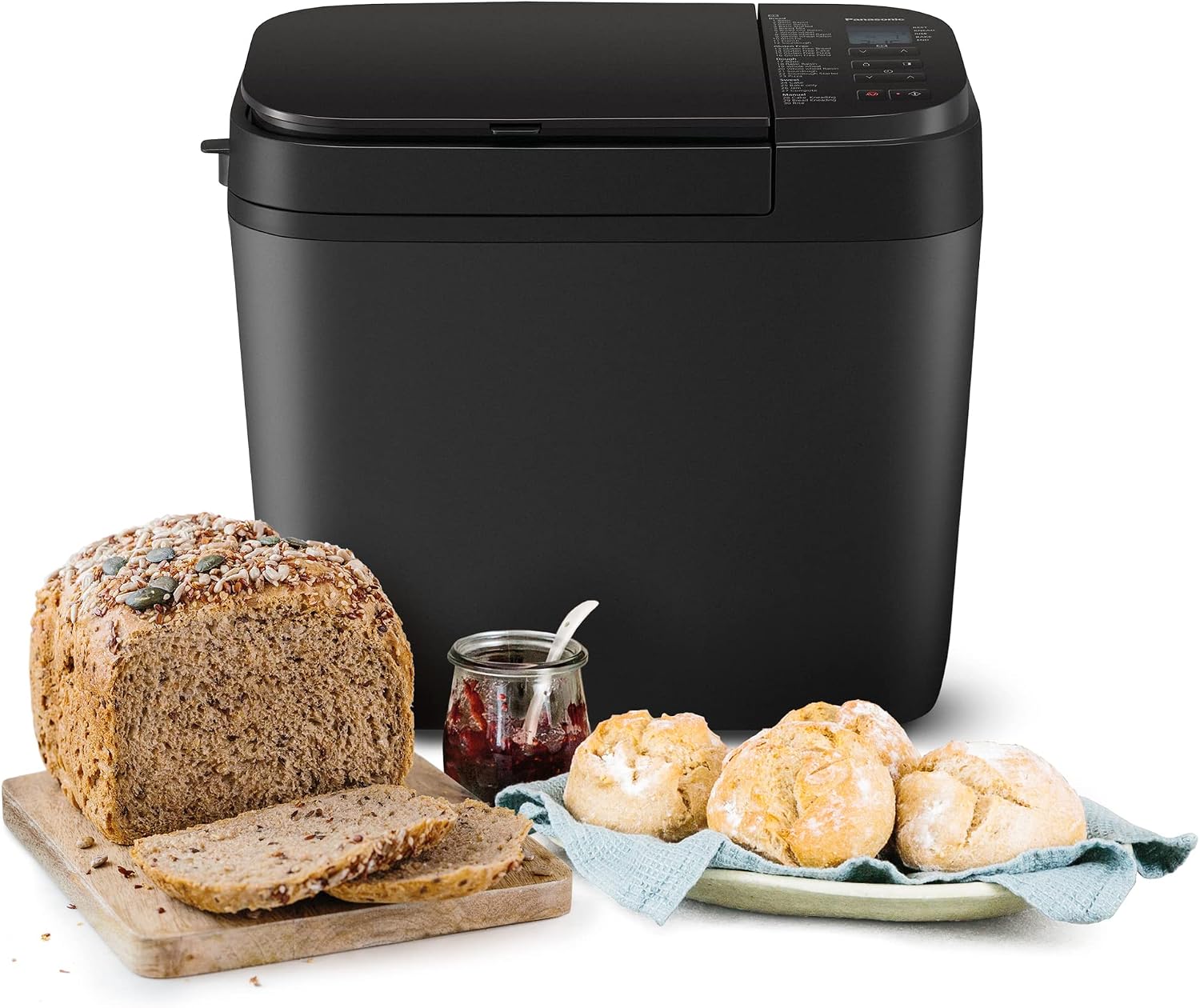 Panasonic SD-R2530KXC Automatic Breadmaker with nut dispensers and gluten free programmes – Black