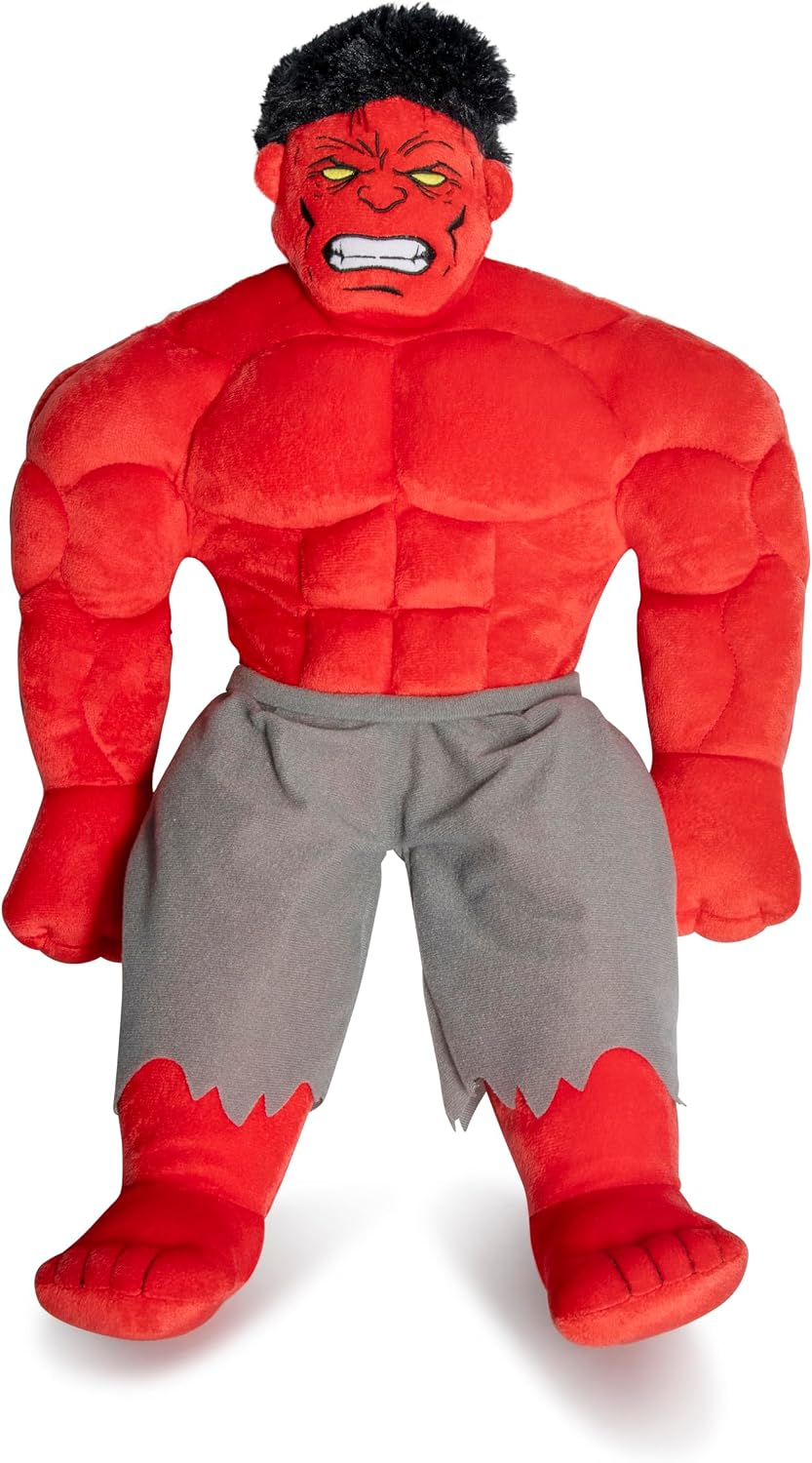 Marvel Red Hulk Superhero Kids Light Up Plush Pillow Buddy for Boys