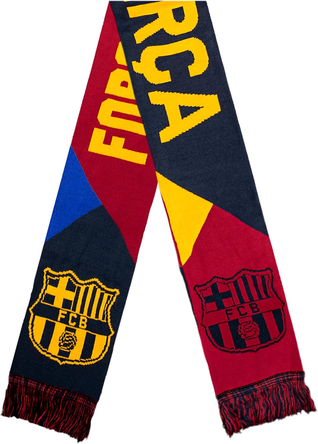 Icon Sports Officially Licensed FC Barcelona Soccer Scarf - Unisex Adult