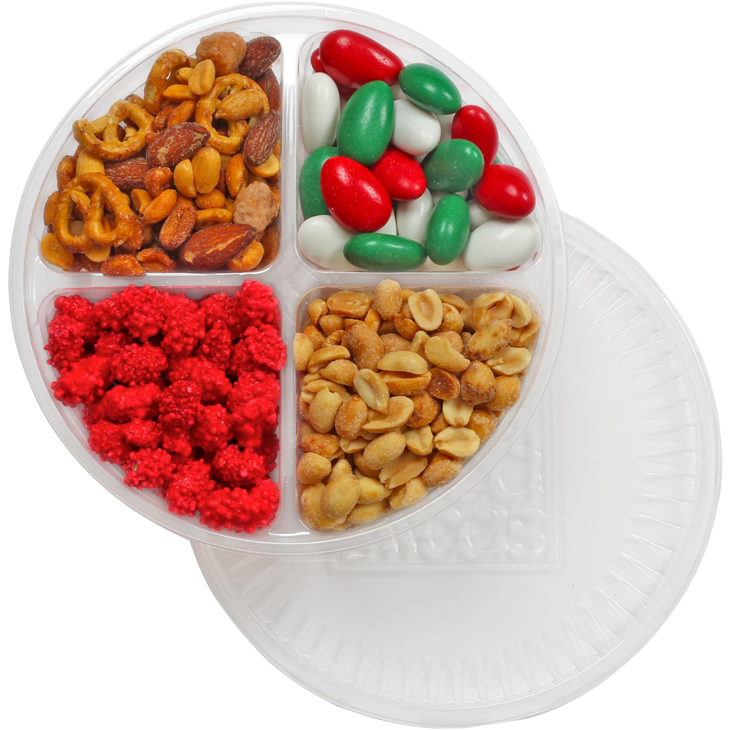 Flavored Nuts Gift Basket - Sweet, Spicy & Roasted Nuts Gift Basket - 4 Variety Box - Gourmet Gift Tray for Father's Day, Birthday, House Warming, Sympathy, Get Well, Care Package, Snack Box