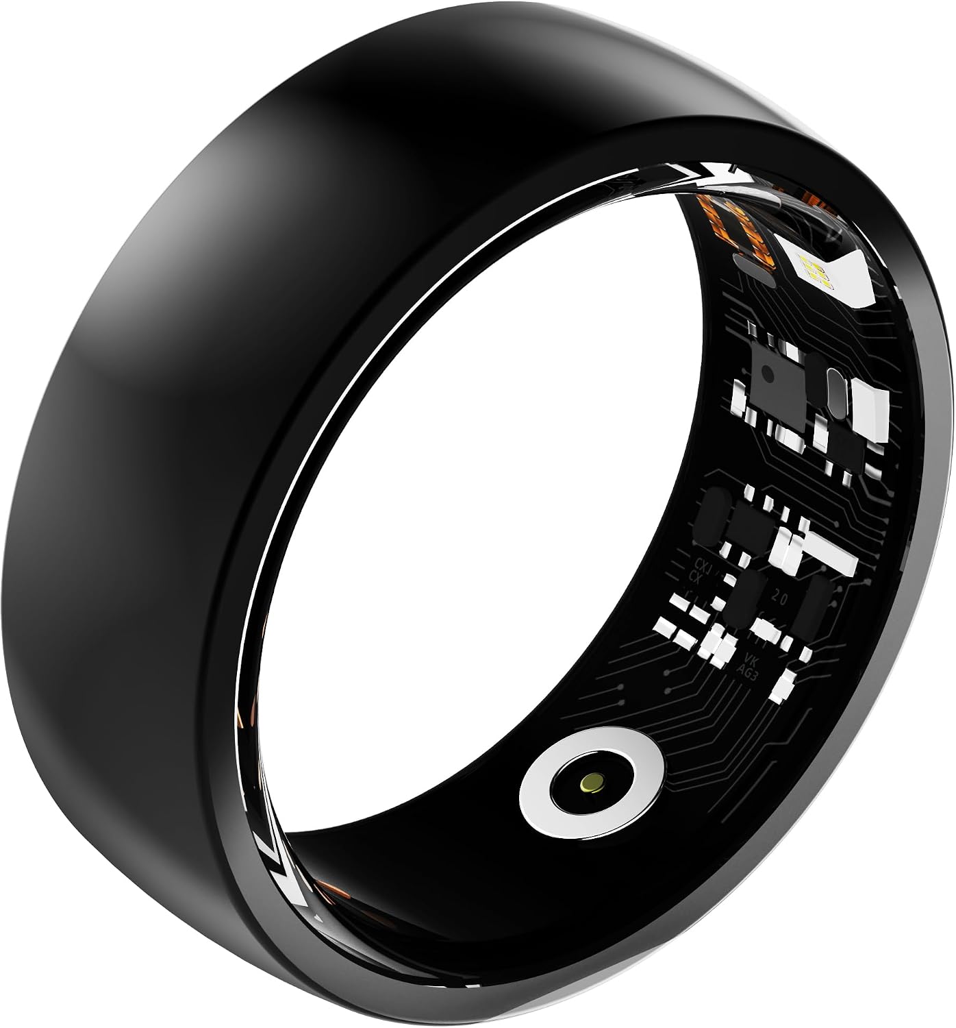 Smart Rings for Men Women Fitness Tracker Heart Rate Monitor Health Ring Blood Pressure Blood Oxygen Sleep Tracker Fitness Ring Pedometer Step Counter Waterproof Smart Ring for Android iOS Phones
