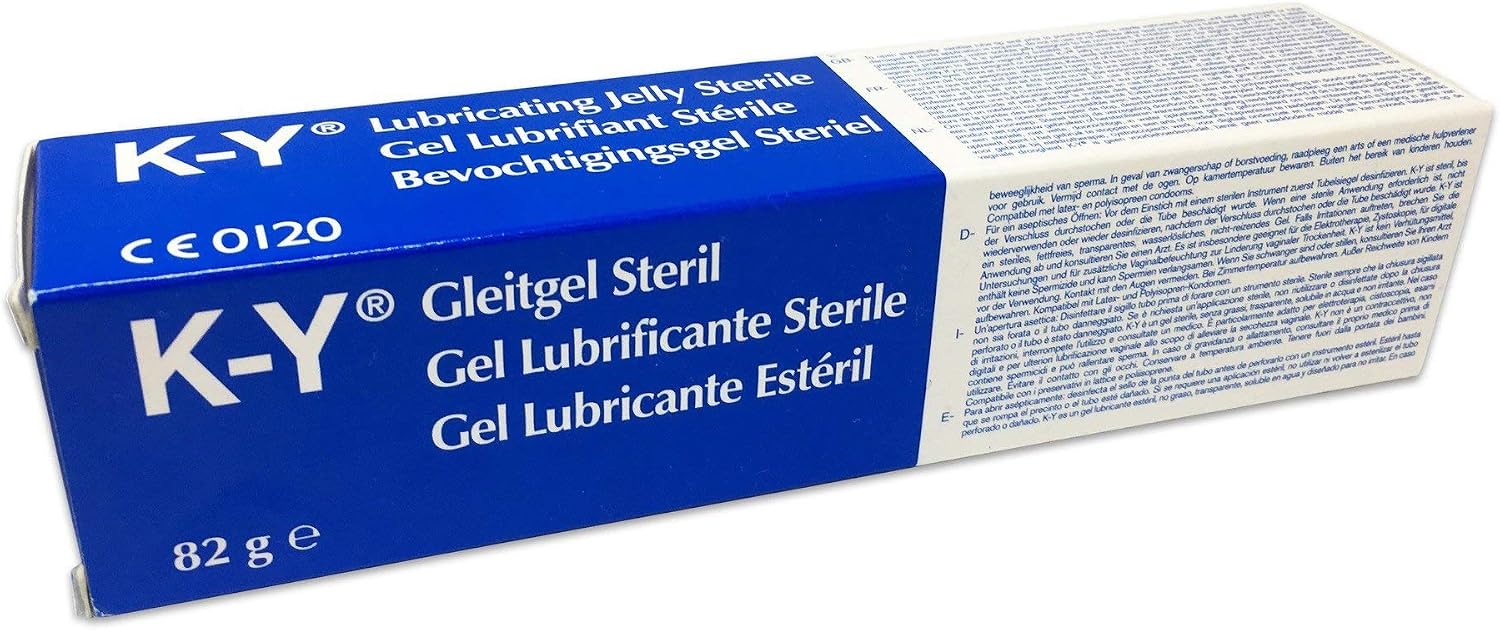 TWELVE PACK of K-Y Gel Lubricating Sterile Jelly 82g
