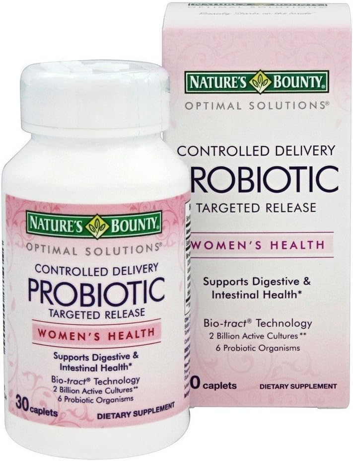 Nature's Bounty Natures Bounty Optimal Solutions Probiotics Targeted Release, Caplets - 30 Ea, 2 Pack