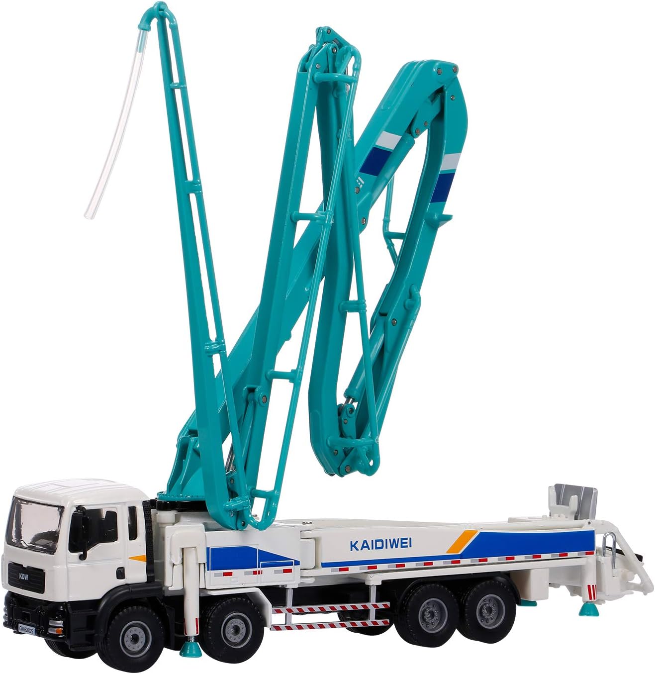 GoolRC Concrete Pump Truck for Kids, 1:55 Scale Diecast Car Model Car, Simulation Engineering Machine Model Gift for Boys and Girls
