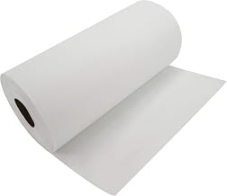 New brothread Tear Away Machine Embroidery Stabilizer Backing 12" x 50 Yd roll - Medium Weight 1.8 oz - Cut into Variable Sizes - for Machine Embroidery and Hand Sewing