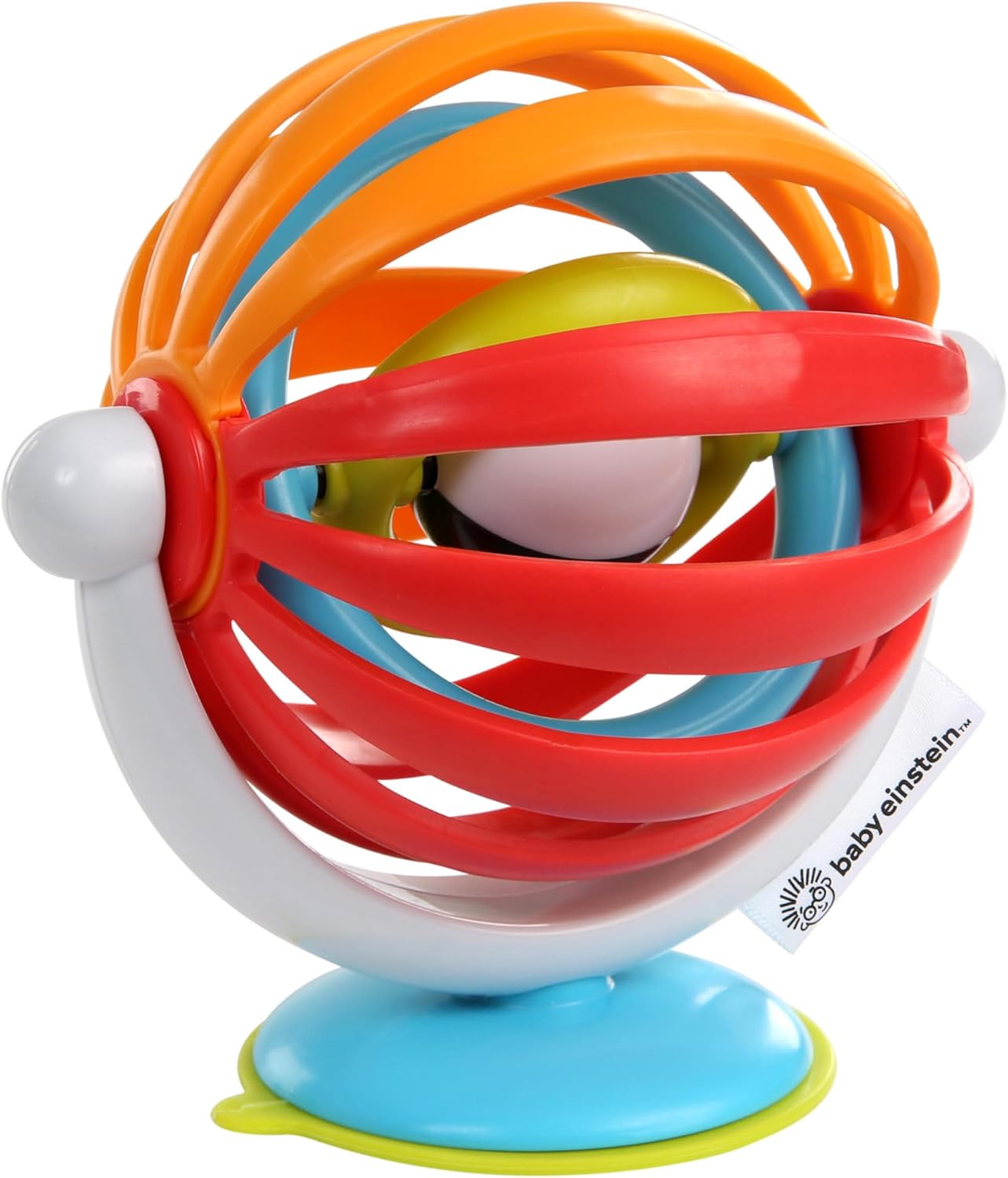 Baby Einstein Sticky Spinner BPA-free Suction Cup High Chair Activity Toy and Tray Toy for Early Development, 3mo+