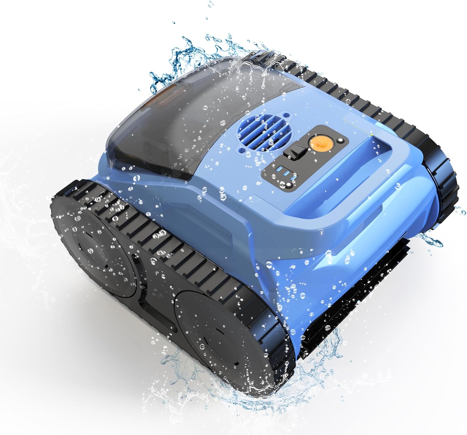 Cordless Robotic Pool Cleaner for Inground Pools, Automatic Pool Vacuum with Wall Climbing and Waterline Scrubbing, 180 Min Runtime for 2100 Sq.Ft Pools