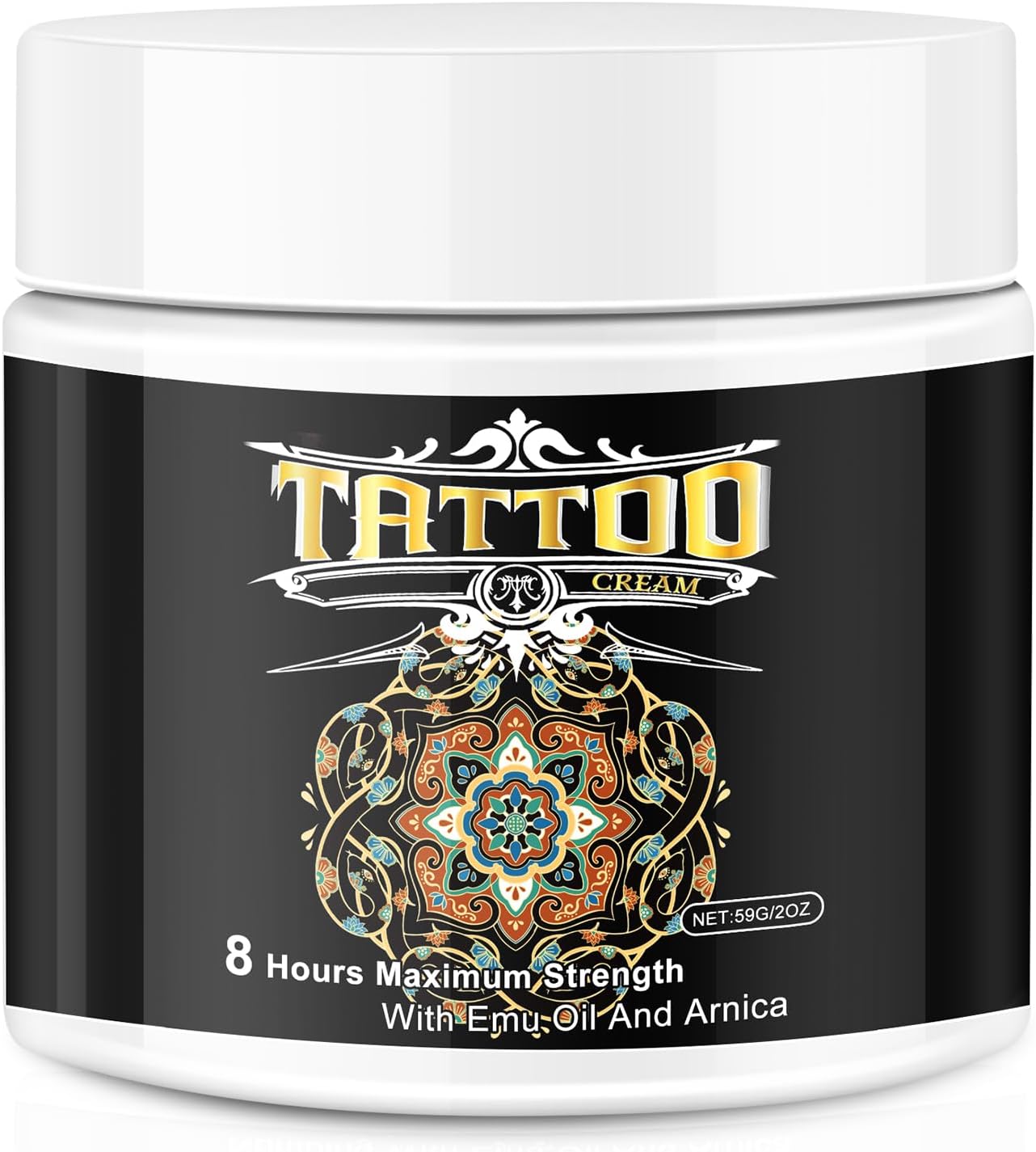 Tattoo Nu/mbing Cream, Tattoo Cream Soothing Natural Formula with Emu Oil and Arnica 59g