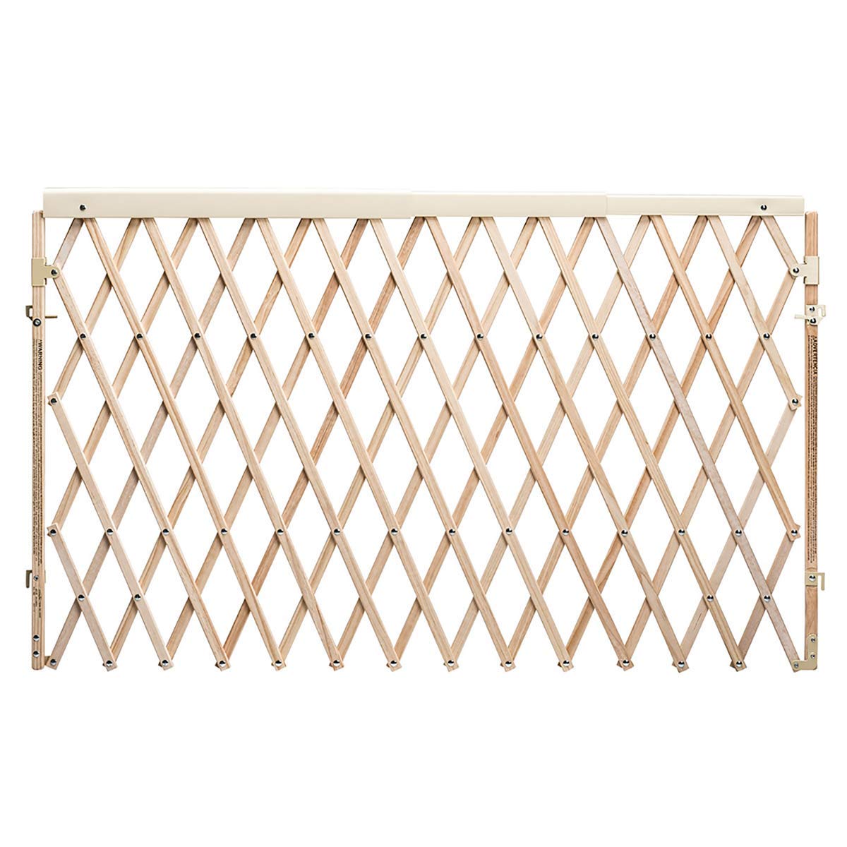 Evenflo Expansion Walk-Thru Room Divider Baby Gate (Natural Wood)