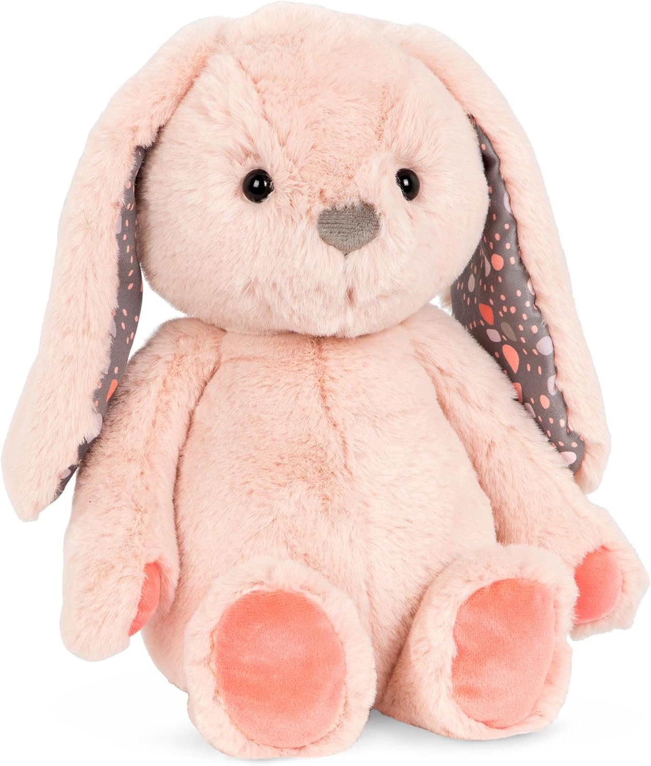 B. Toys – Plush Bunny - Super Soft Stuffed Animal - Washable Rabbit Toy - Happy Hues for Babies and Toddlers – 0 Months +, Butterscotch Light Pink