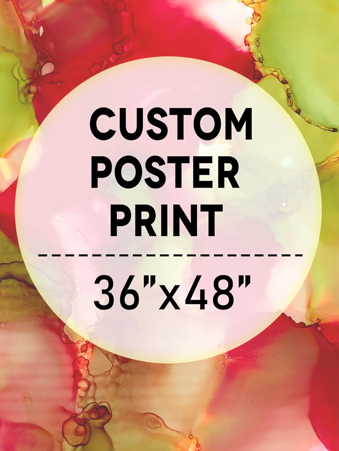 wall26 Custom Poster Prints - Upload Your Image/Photo, Personalized Photo to Poster Printing, Durable and Waterproof, Home Decor Wall Art Prints - 36x48 inches
