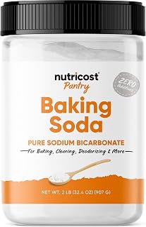 Nutricost Baking Soda (2 LBS) - For Baking, Cleaning, Deodorizing, and More (Pantry)