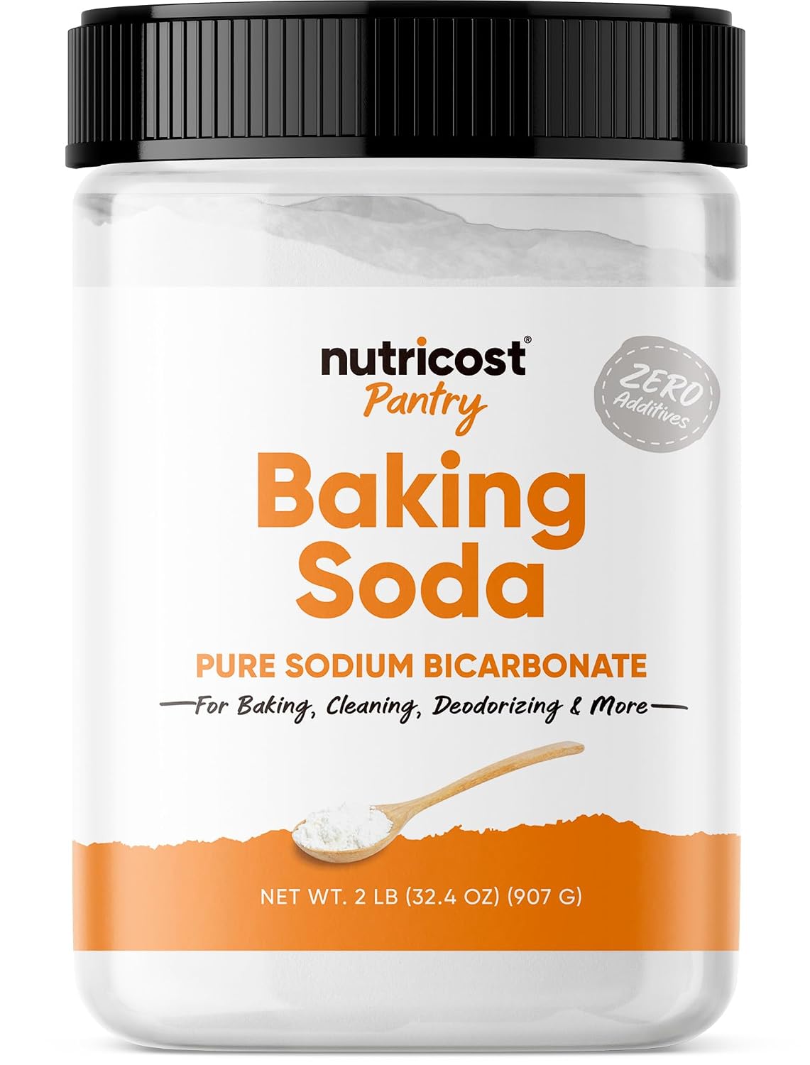 Nutricost Baking Soda (2 LBS) - For Baking, Cleaning, Deodorizing, and More (Pantry)