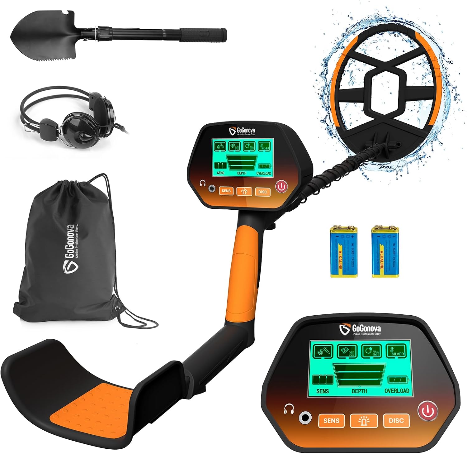 GoGonova Metal Detector for Adults & Kids, PD70