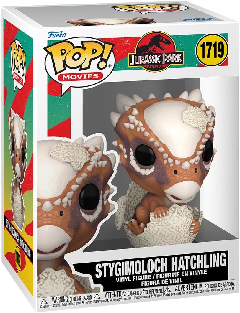 Funko POP! Movies: Jurassic Park Hatchling - Stygimoloh Age 3+ - Stygimoloch - Collectable Vinyl Figure - Gift Idea - Official Merchandise - Toys for Kids & Adults - Movies Fans