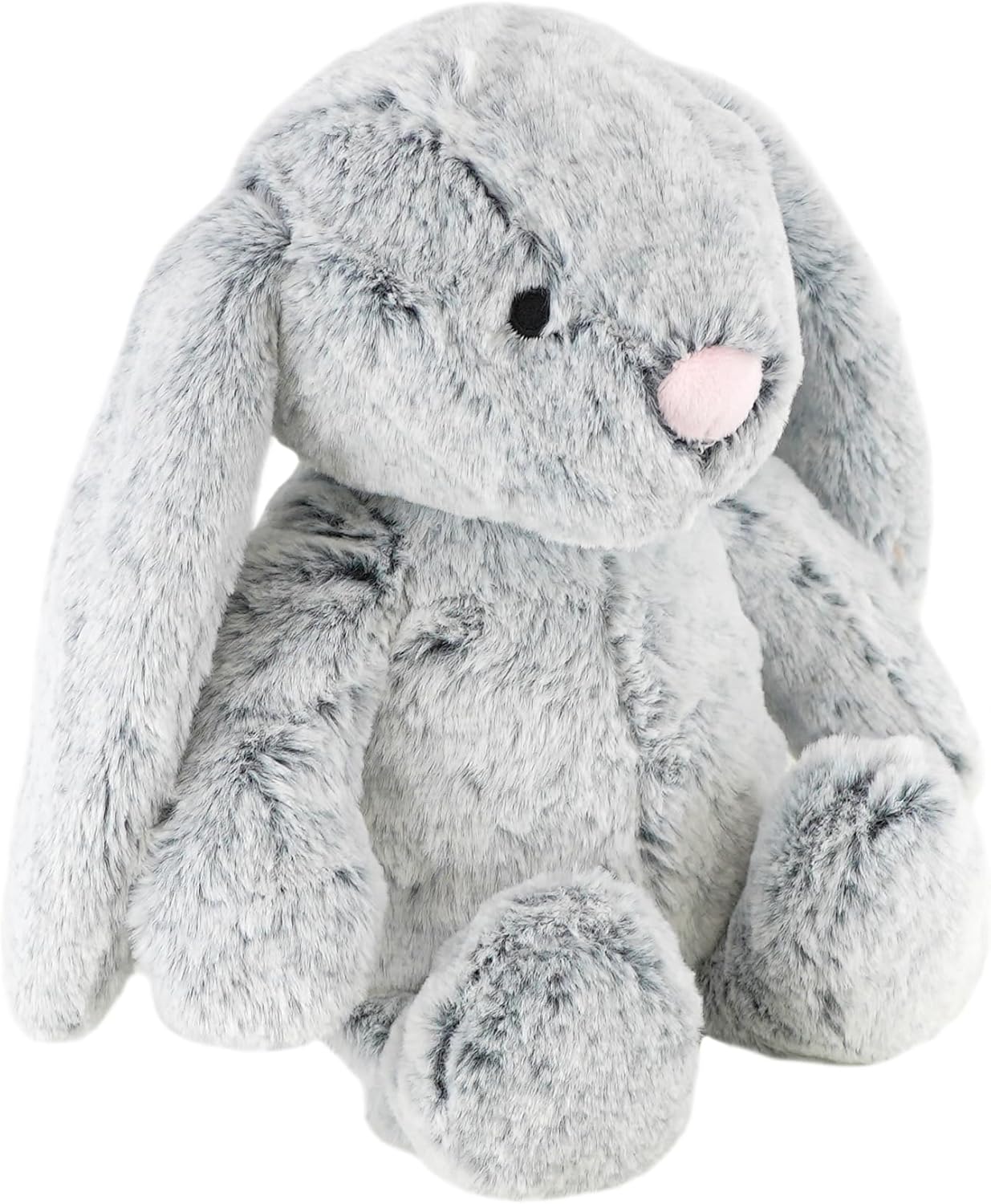 The Magic Toy Shop Grey Plush Rabbit Bunny Teddy 25cm - Super Soft Cuddly Toy - Seated Stuffed Animal, Suitable from Birth - Great Gift for Kids & Adults for All Occasions