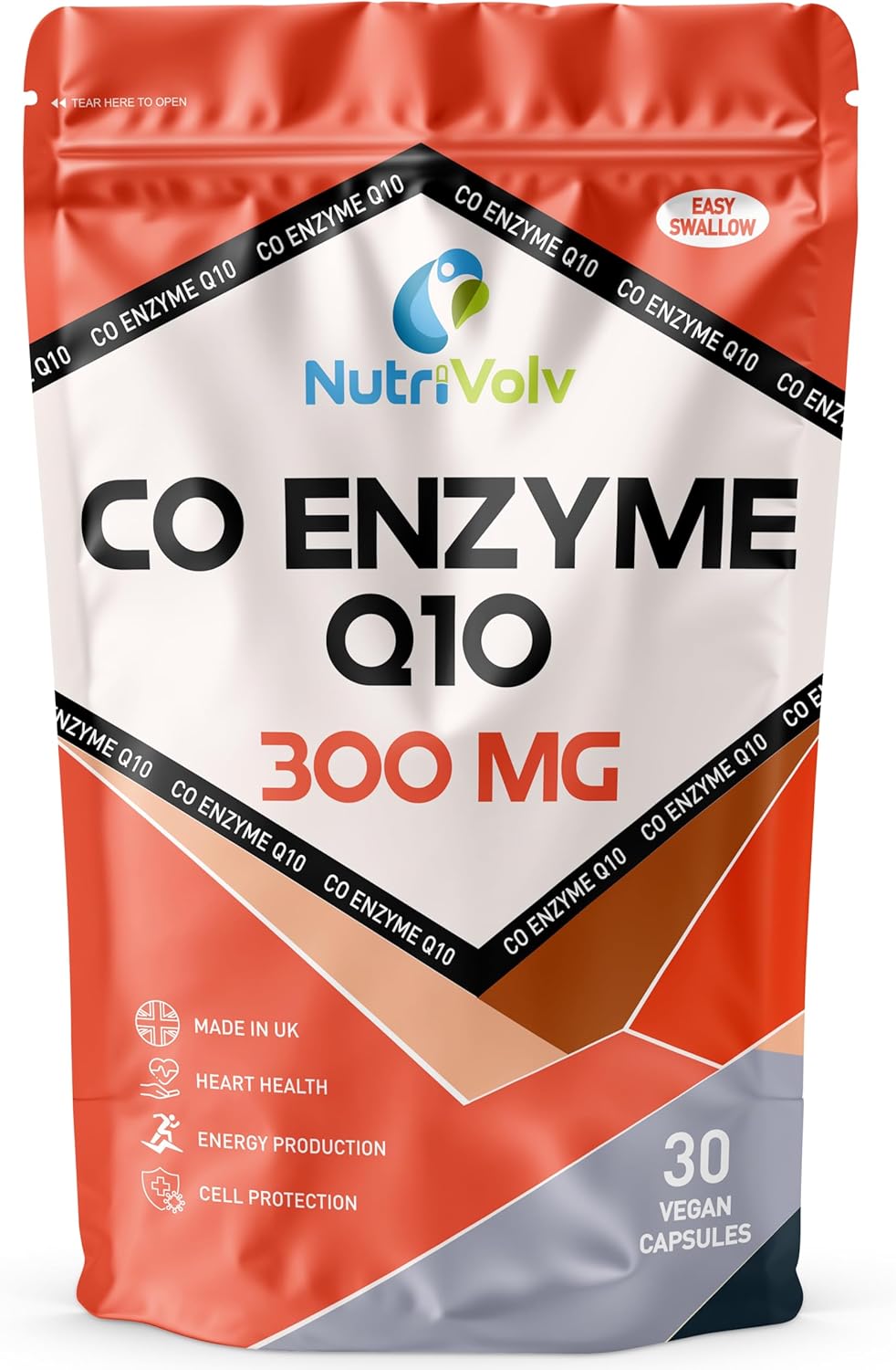 Co Enzyme Q10 300mg Heart & Brain Health Care | High Absorption Promo Pack | 30 Capsules