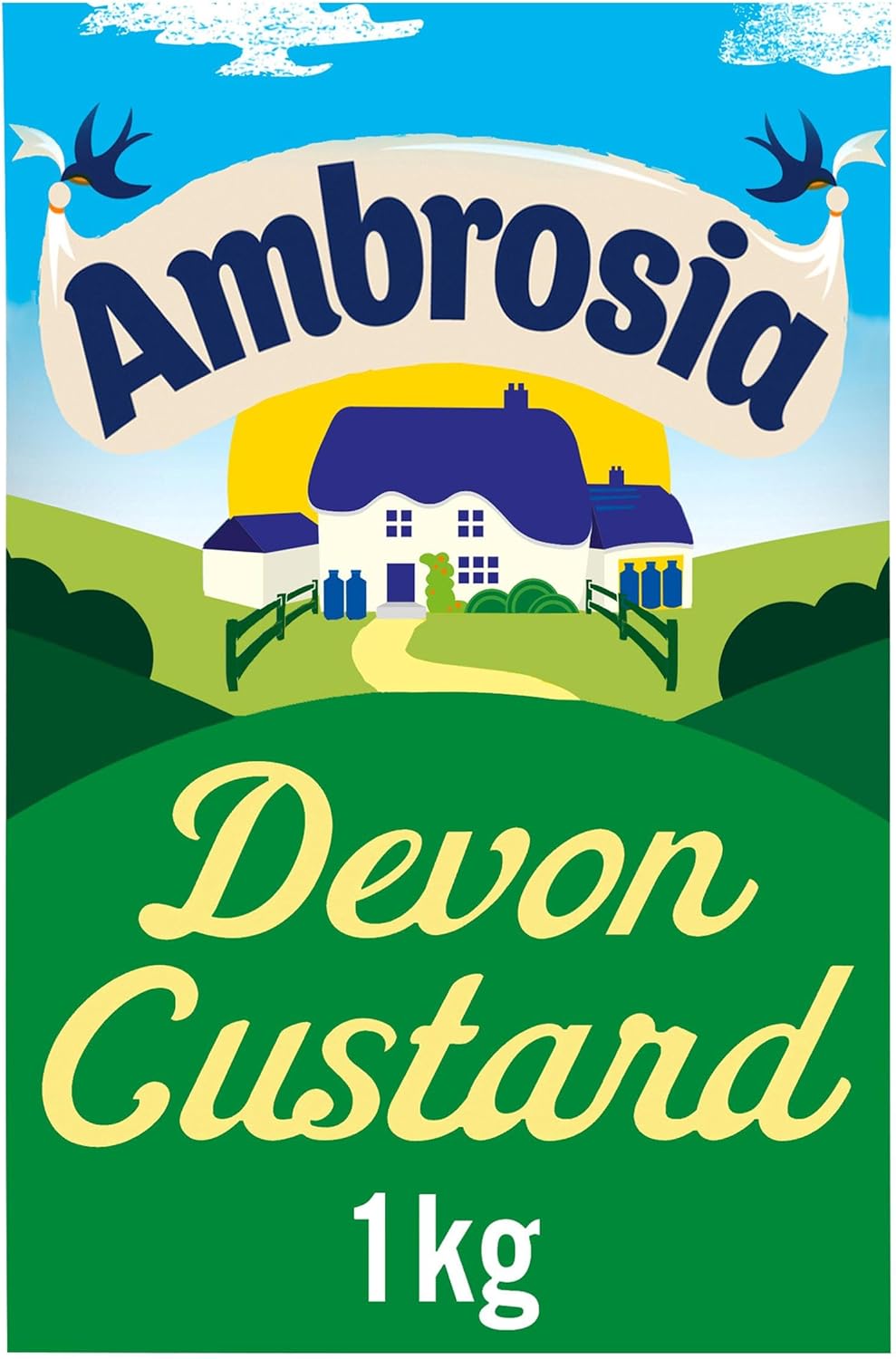 Ambrosia Devon Custard, Traditional, 1 kg (Pack of 1)