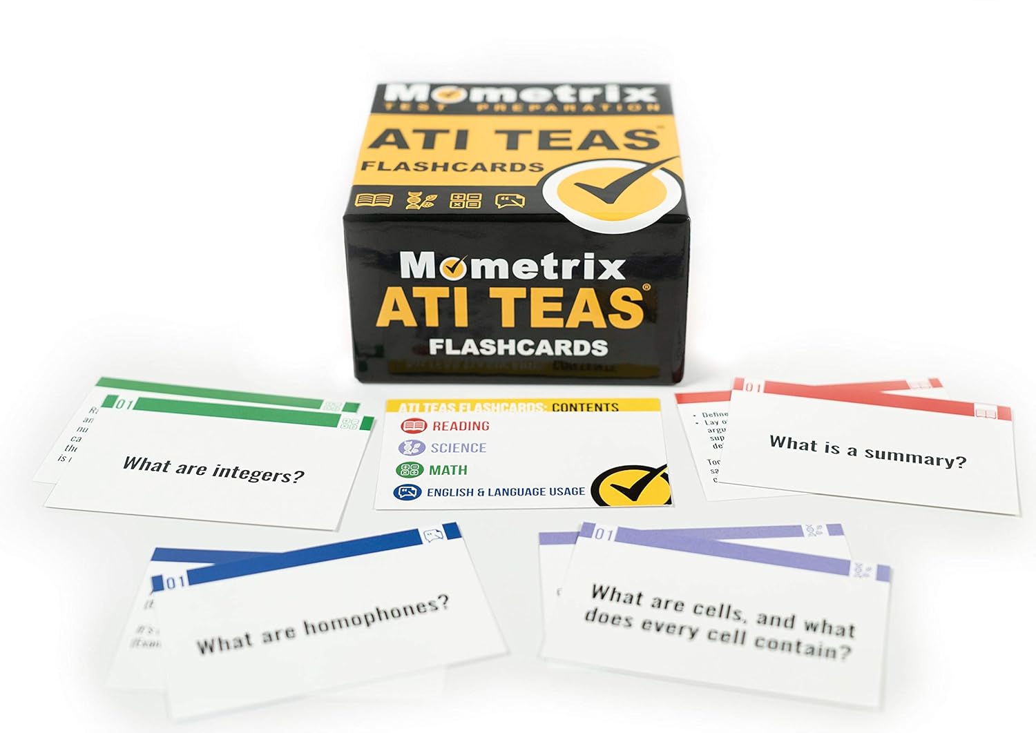 ATI TEAS Test Flashcards: ATI TEAS 7 Exam Flash Cards Study Guide 2025-2026 with Practice Test Questions [7th Edition] (Mometrix Test Preparation)