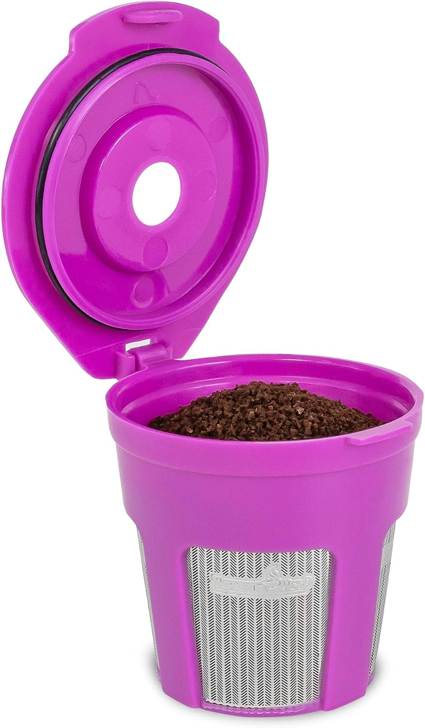 Cafe Fill Deluxe 1-Stream Reusable K Cup by Perfect Pod - Compatible with Keurig 1.0 2.0 Plus K-Duo K-Mini K-Select K-Compact K-Elite and Select Single Serve Coffee Makers (1)
