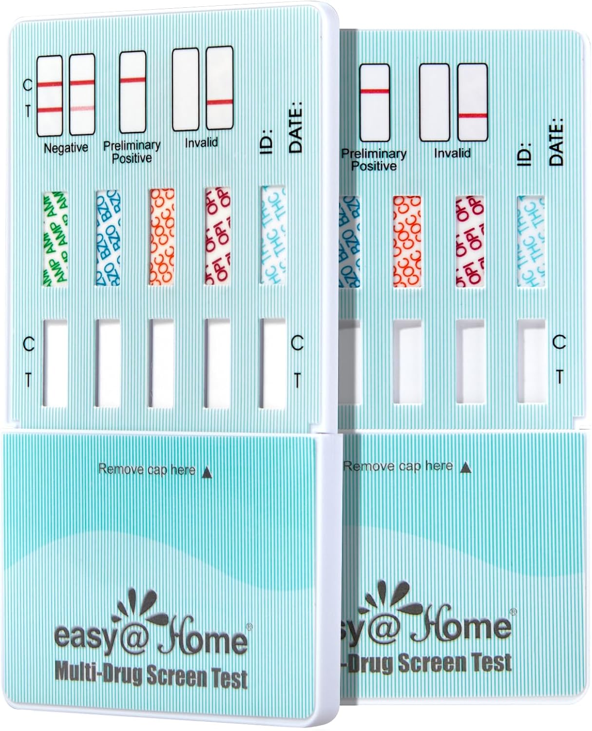 Easy@Home 5 Panel Urine Drug Test Kit, Multi Drug Screening Test, 3 Pack