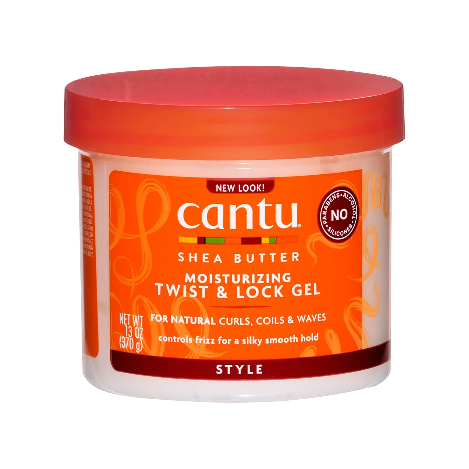 Cantu Shea Butter For Natural Hair Moisturizing Twist & Lock Gel, 13 Ounce (Pack of 1) (07005-12/3EU) | Moisturizing, Twist & Lock, Gel, for Natural Hair