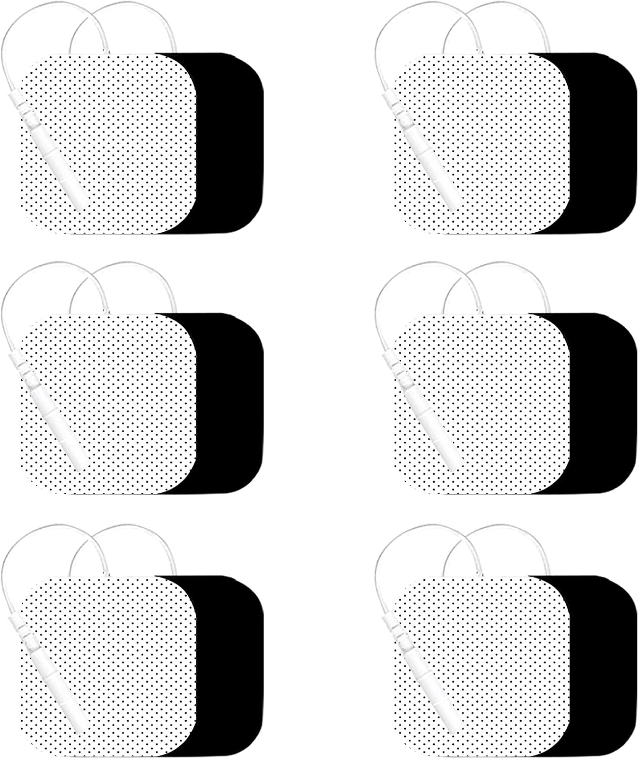 24-Piece Tens Machine Pads Set – Premium Tens Pads Replacement for Reusable TENS Electrodes - Compatible with Auvon Tens Machine Pads & Ideal Revitive Pads Replacement for Enhanced Therapy