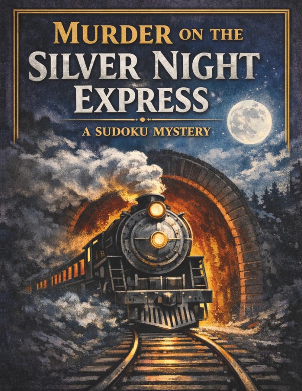 Murder on the Silver Night Express: A Murder Mystery Sudoku Puzzle Book (A Sudoku Mystery — by Cappadocia Faith Fellowship)