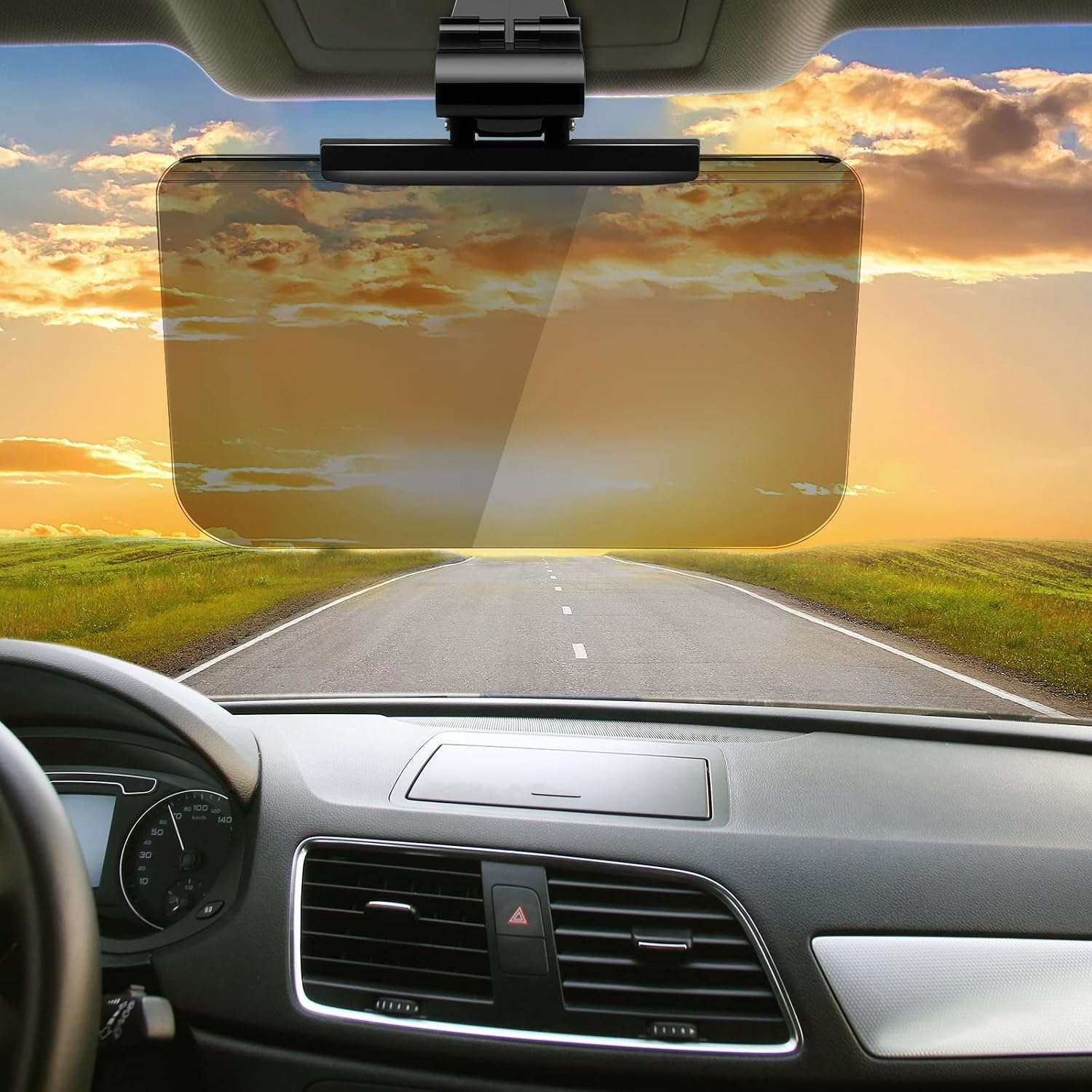 Timtin Sun Visors for Car, Car Sunshade, Big Size Adjustable Visor Extender Applies to SUV, Versatile Rotatable Sun Protection Shield Extension, Safe Driving for Automobile
