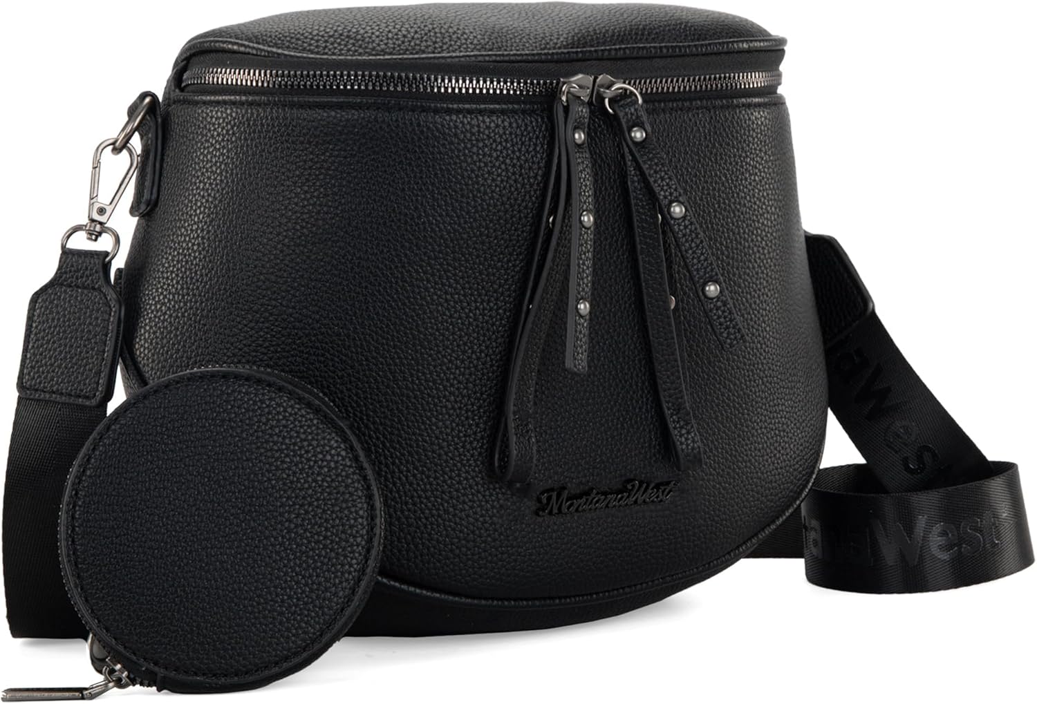 Montana West Large Crossbody Bags for Women Bum Bag Sling Purse with Adjustable Strap