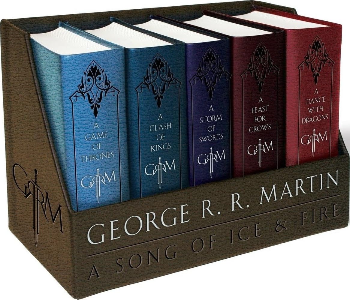 A Game of Thrones / A Clash of Kings / A Storm of Swords / A Feast for Crows / A Dance with Dragons (Song of Ice and Fire Series) (A Song of Ice and Fire) Set of 5 books, Pack of 5