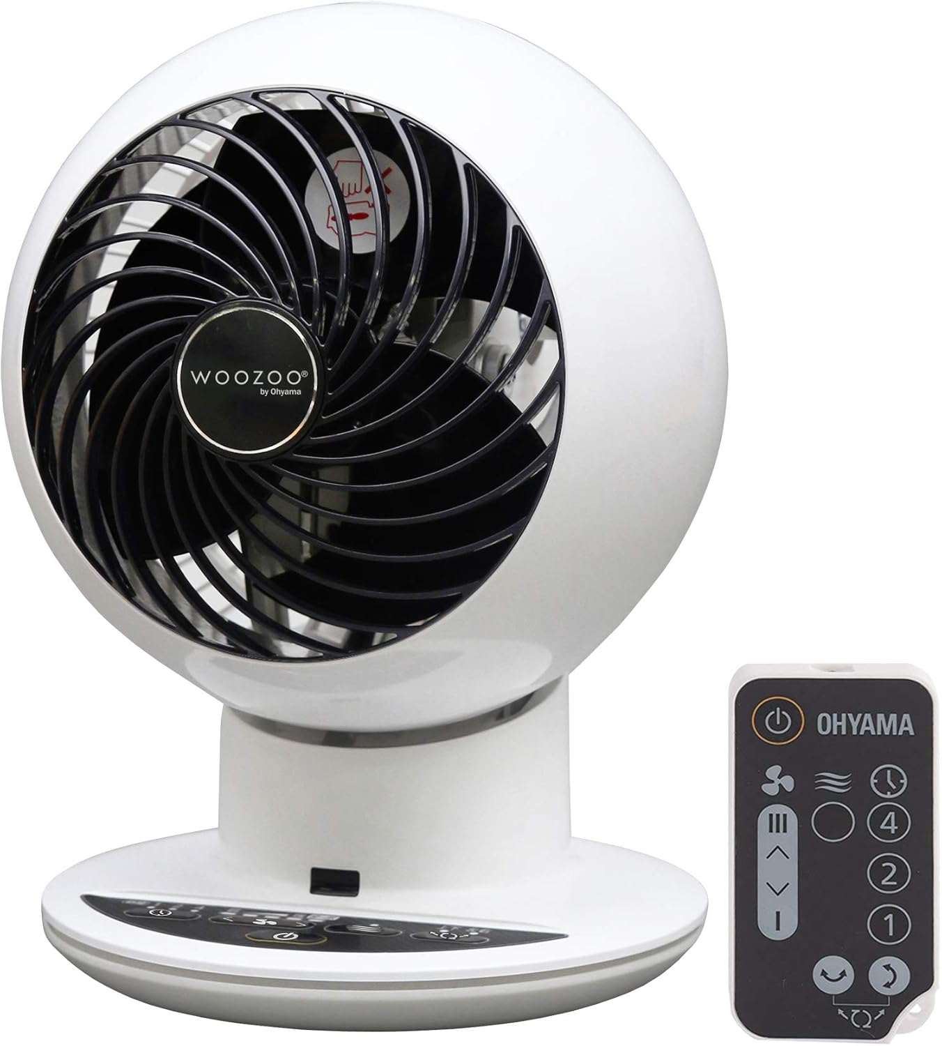 Iris Ohyama Fan, PCF-SC15T, 6.2 Inch, Swings Up/Down & Left/Right, Timer, Remote, 5 Speeds
