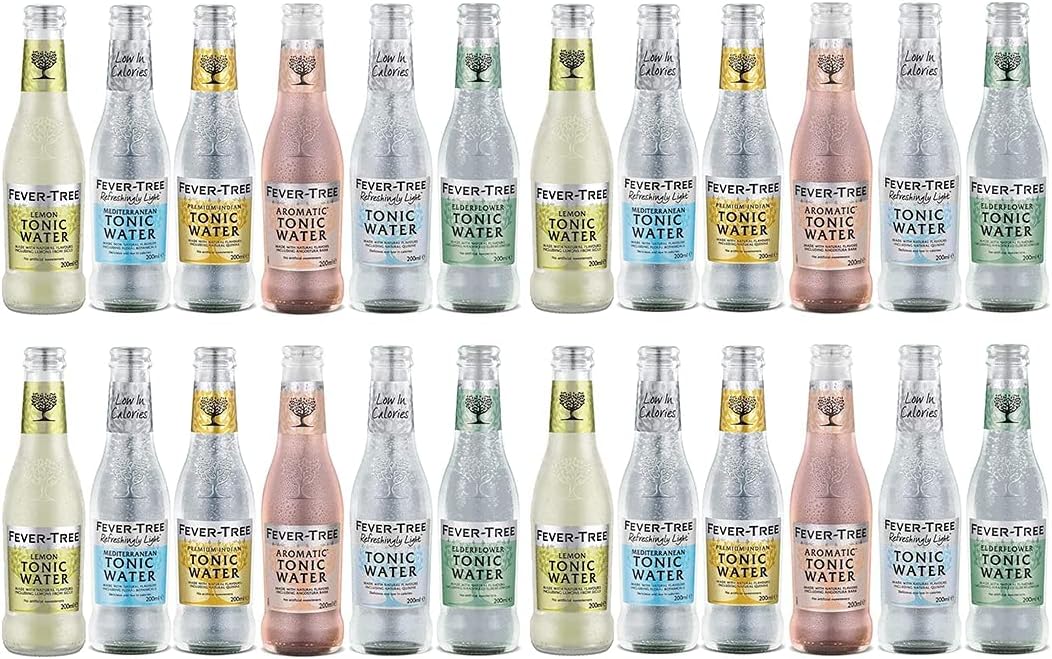 Fever Tree Tonic Water Mixed Selection Pack (24 x 200ml)