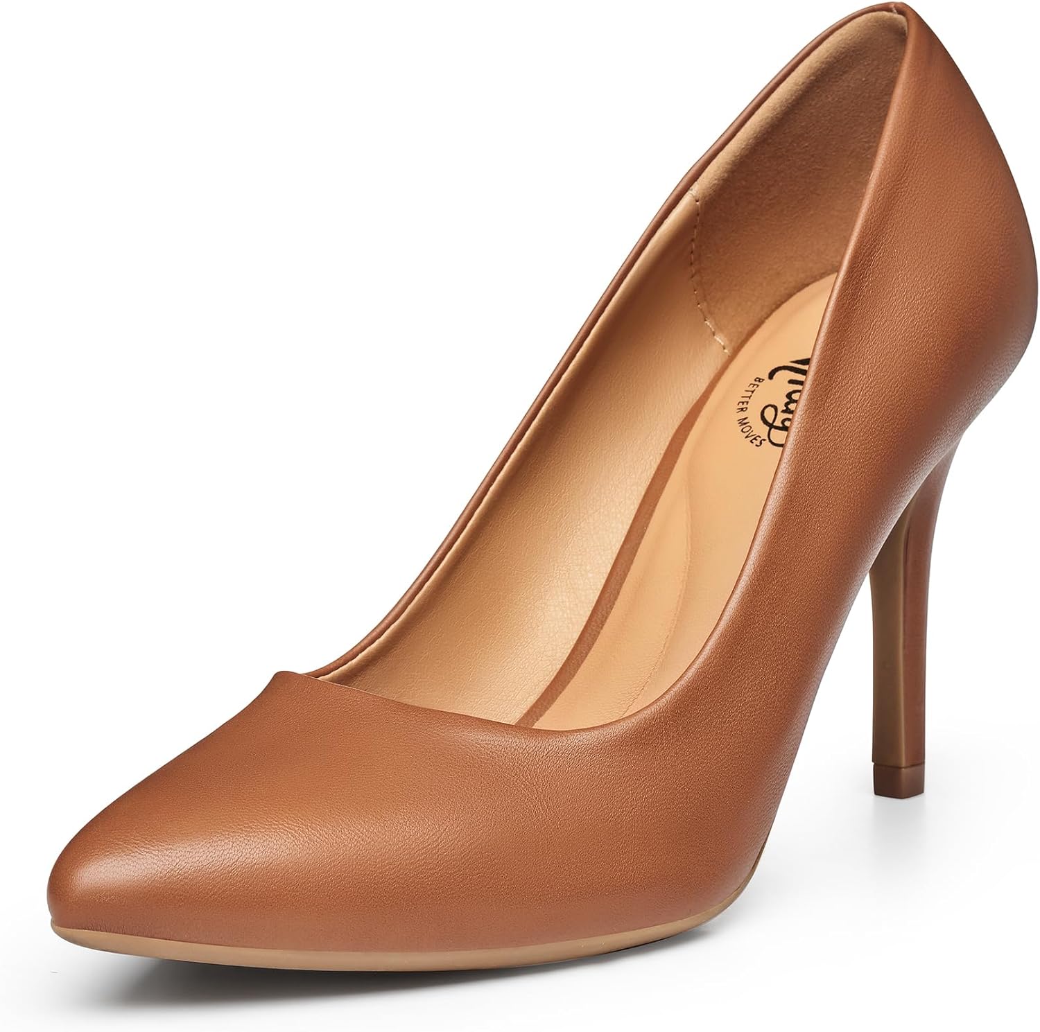 Trary Women’s Slingback Pumps, Black Heels Gold Heels Nude Pink Red Heels, Pointed Toe High Heels for Women Sexy Stiletto Heels Buckle Ankle Strap Closed Toe Pumps Office Party Prom Dress Shoes