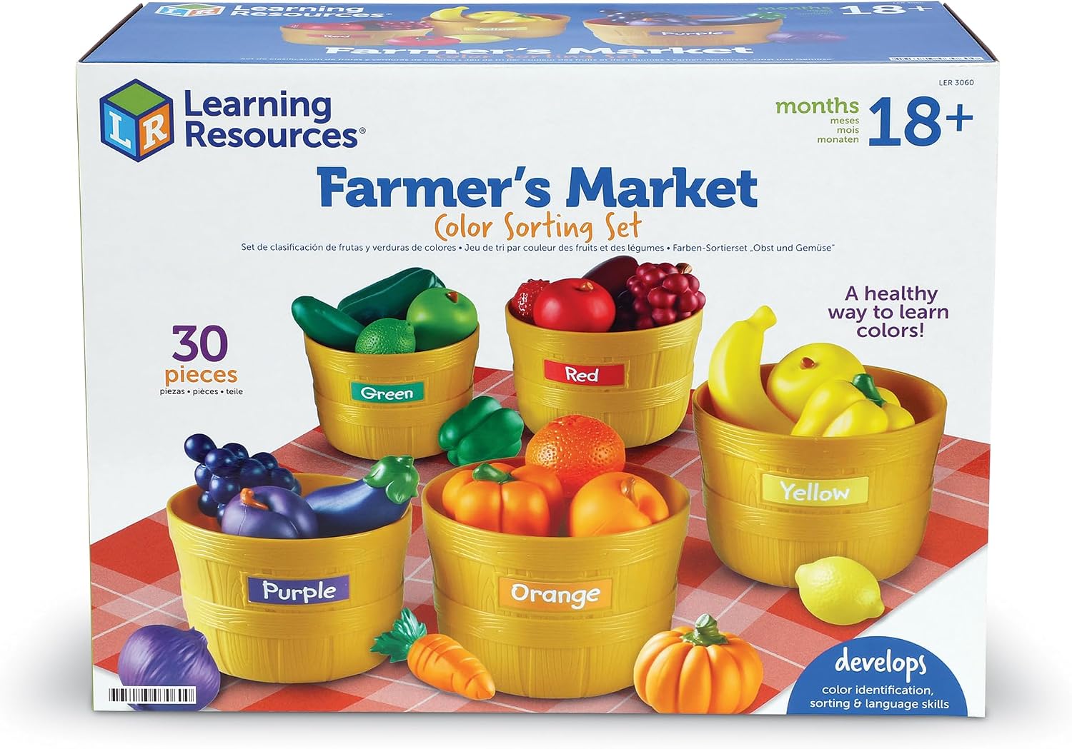 Learning Resources Original Farmer's Market Color Sorting Set