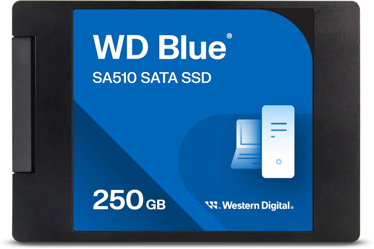 WD Blue SA510 250GB 2.5" SATA SSD with up to 555MB/s read speed