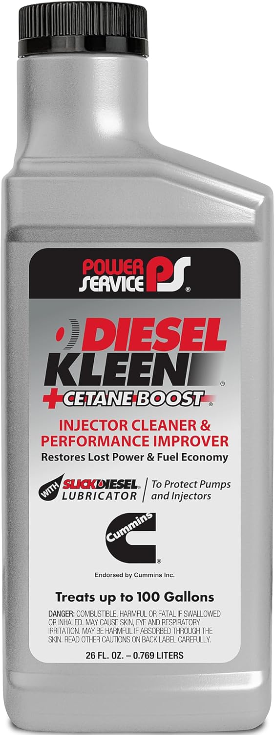 Power Service Diesel Kleen +Cetane Boost - 26 Ounce (Pack of 12)